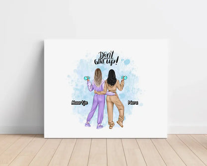 Obraz na plátne pre priateľky 2 osoby #33