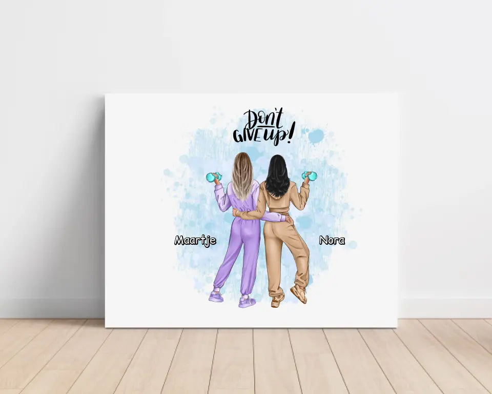 Obraz na plátne pre priateľky 2 osoby #33