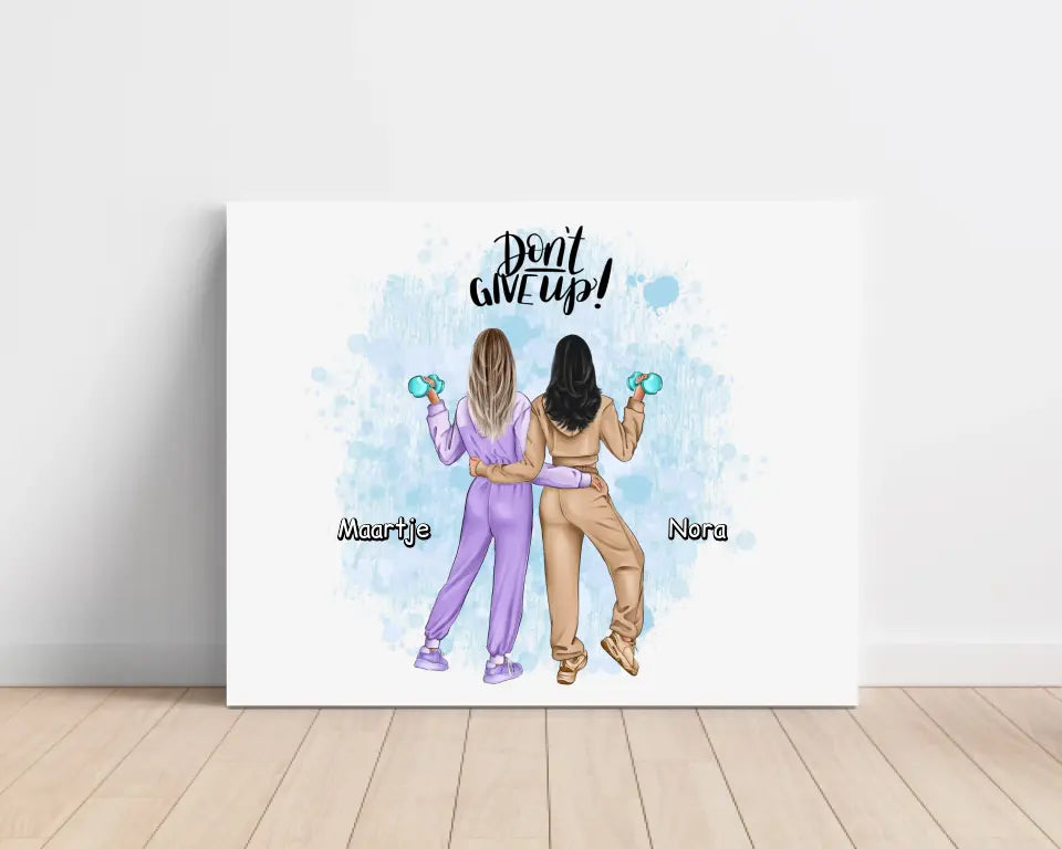 Obraz na plátne pre priateľky 2 osoby #33