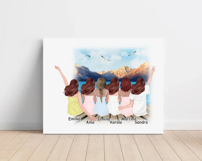 Obraz na plátne pre priateľky max. 1-6 osoby #34