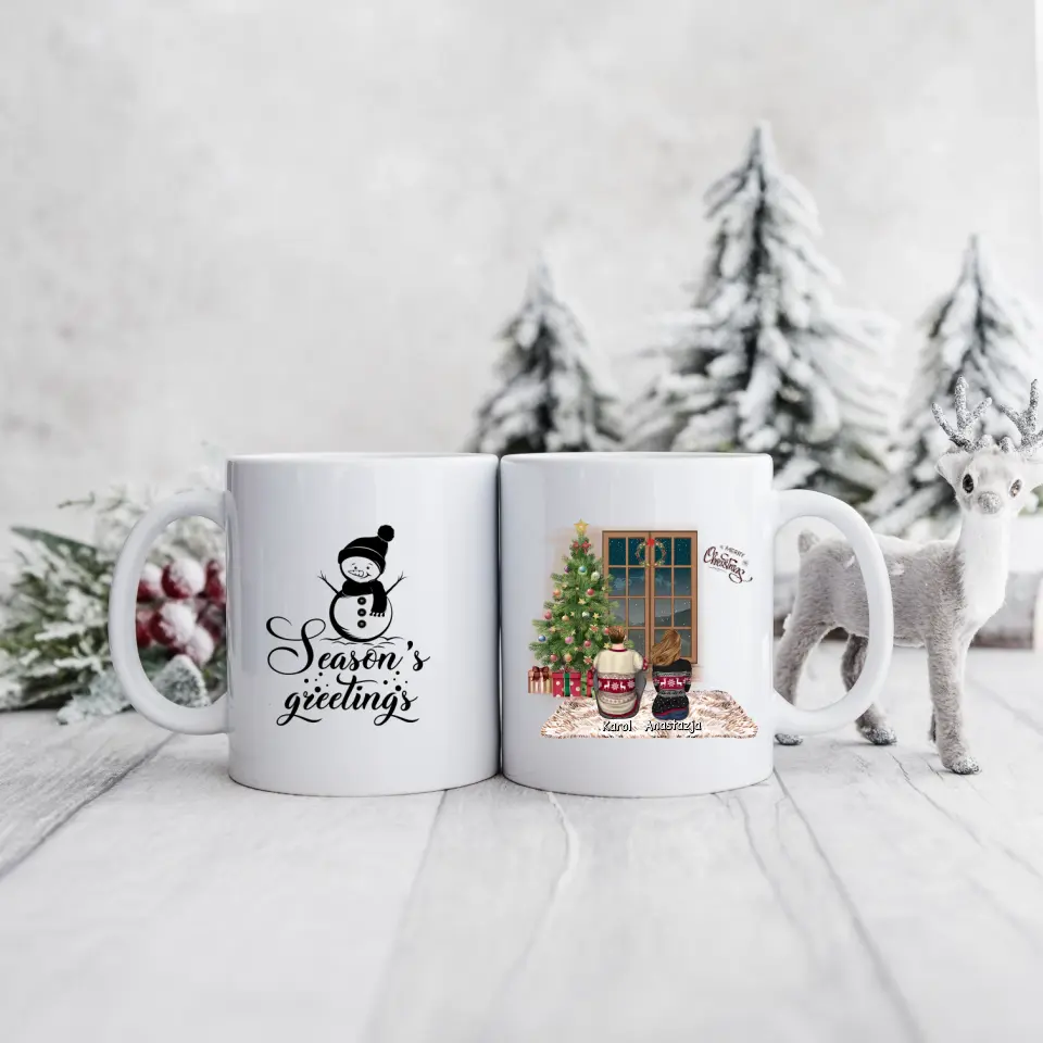 Hrnčeky pre páry vianočný #8