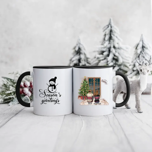 Hrnčeky pre páry vianočný #8