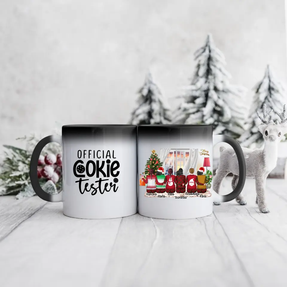 Hrnčeky pre priateľky vianočný 2-6 osoby #5