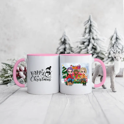 Hrnčeky pre priateľky vianočný 2 osoby #2