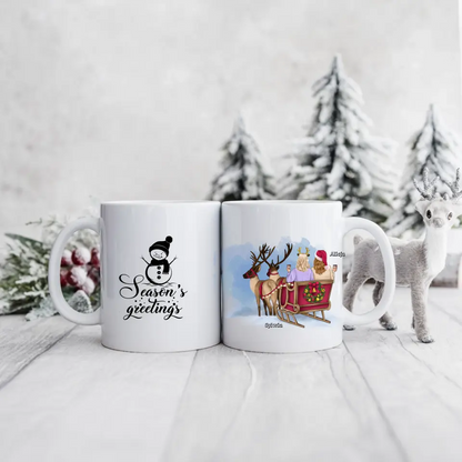 Hrnčeky pre priateľky vianočný 2 osoby #1