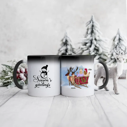 Hrnčeky pre priateľky vianočný 2 osoby #1