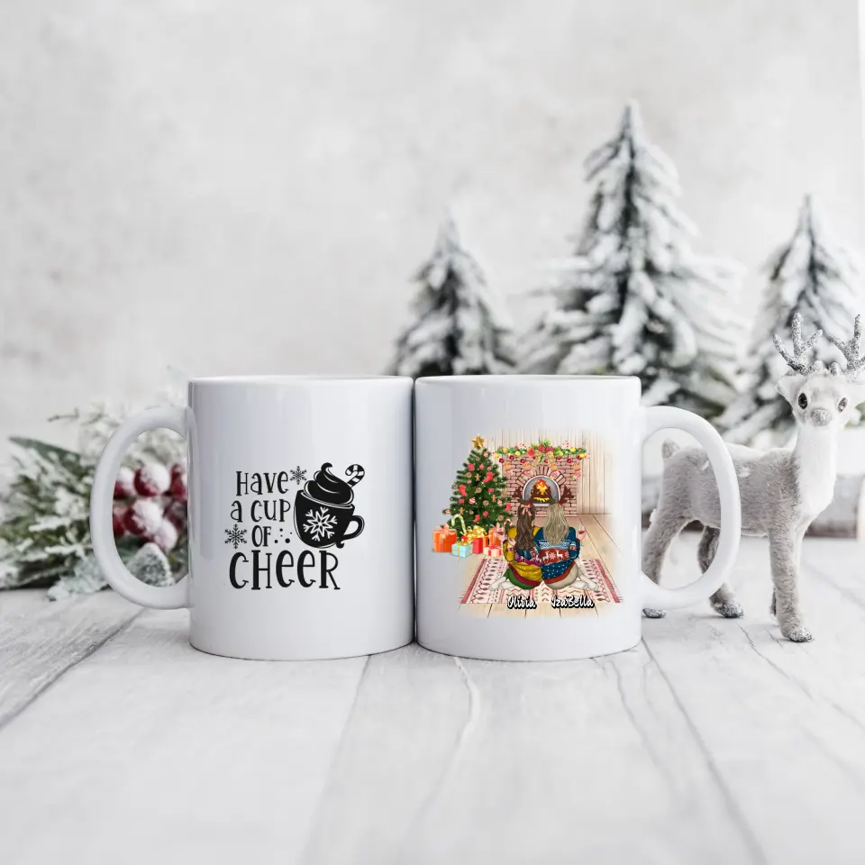 Hrnčeky pre priateľky 2 osoby #Vianoce