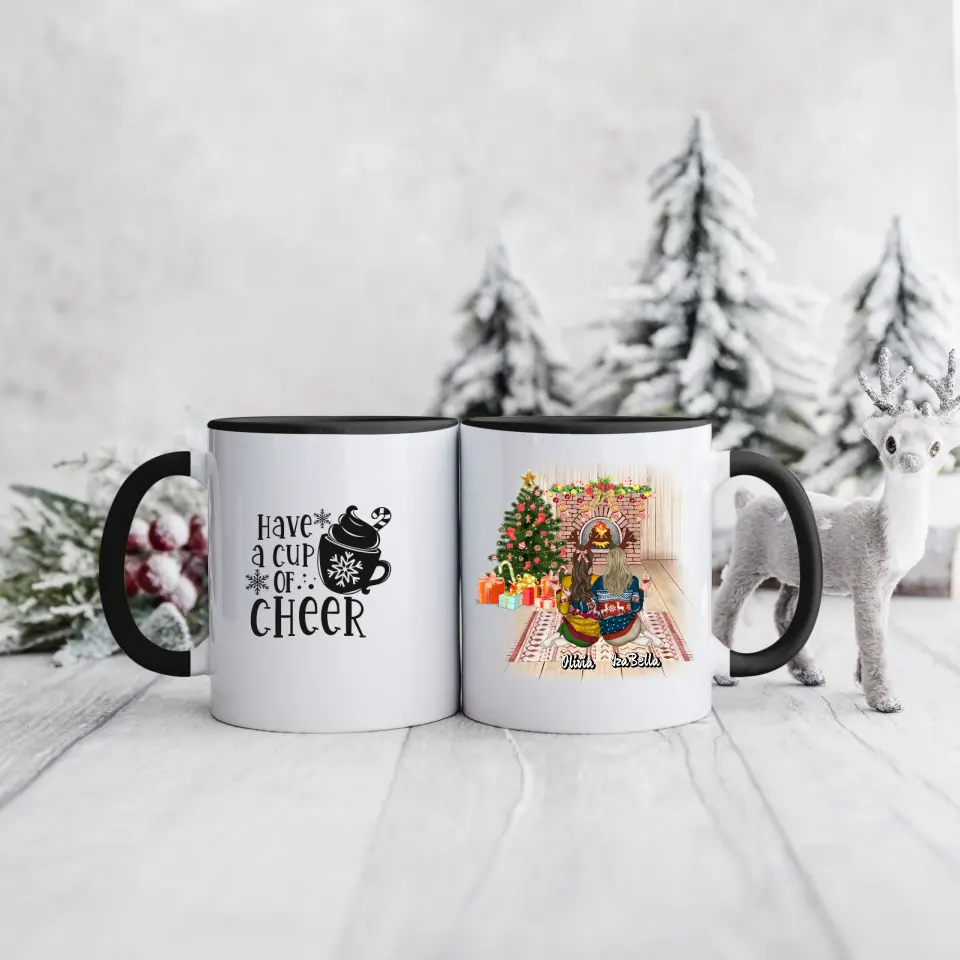 Hrnčeky pre priateľky 2 osoby #Vianoce