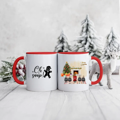 Rodinný hrnček  - mamička + max 1-4 detí #Vianoce