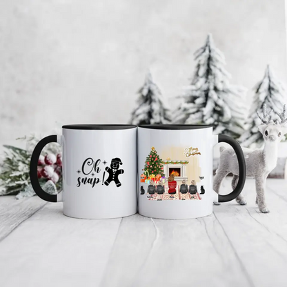 Rodinný hrnček  - mamička + max 1-4 detí + max 1-2 domáci miláčikovia #Vianoce