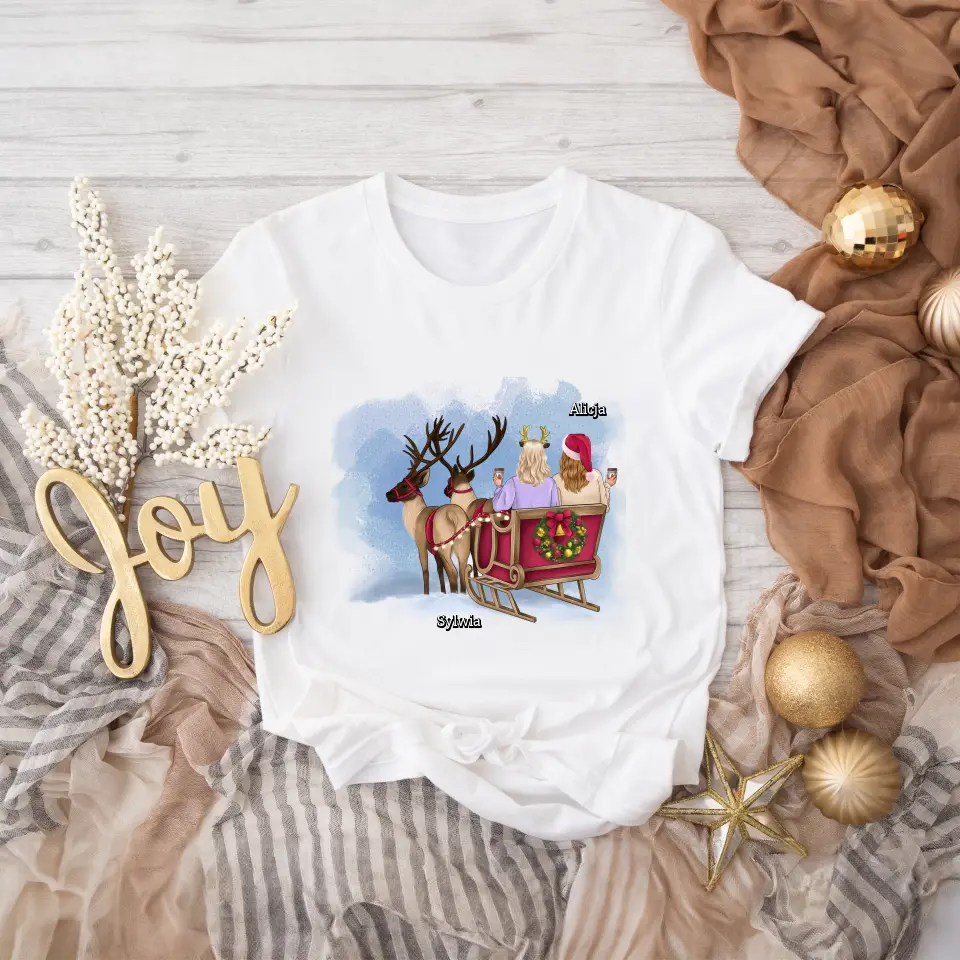 Tričká s potlačou pre priateľky - Vianoce #3