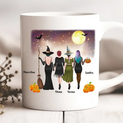 Hrnčeky pre priateľky - Halloween 1-4 osoby