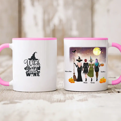 Hrnčeky pre priateľky - Halloween 1-4 osoby