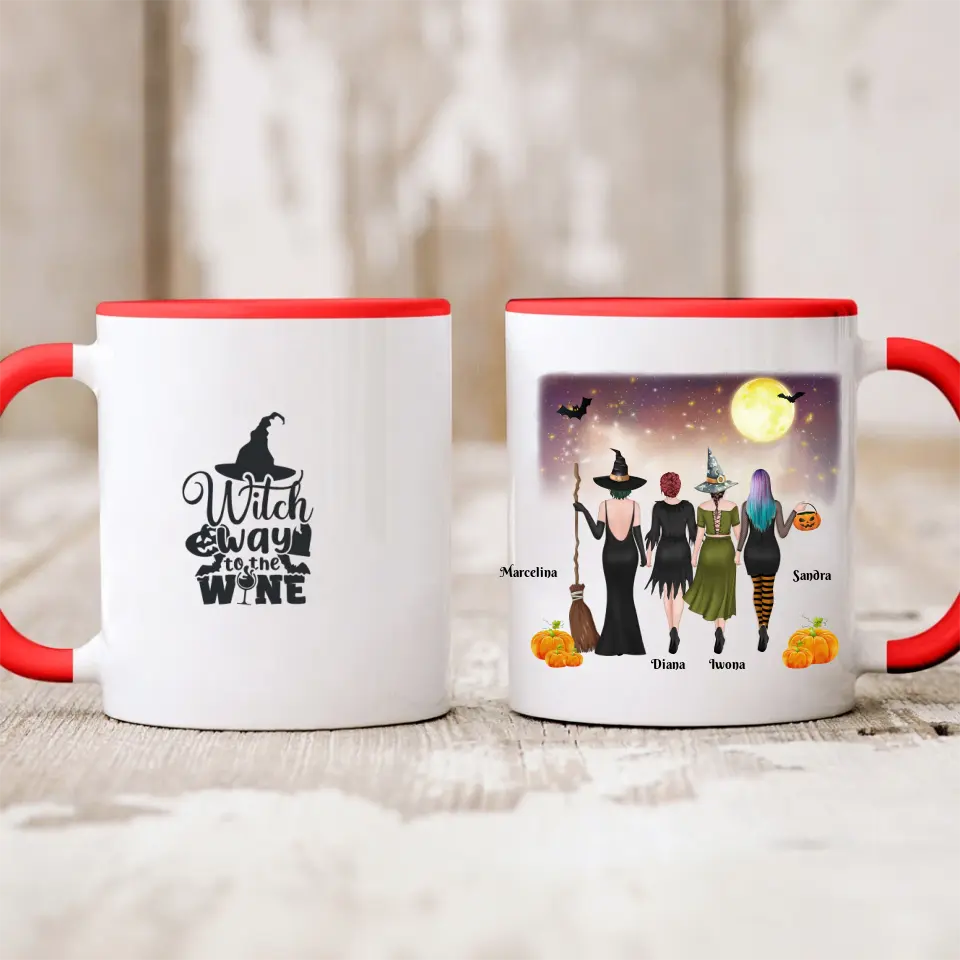 Hrnčeky pre priateľky - Halloween 1-4 osoby