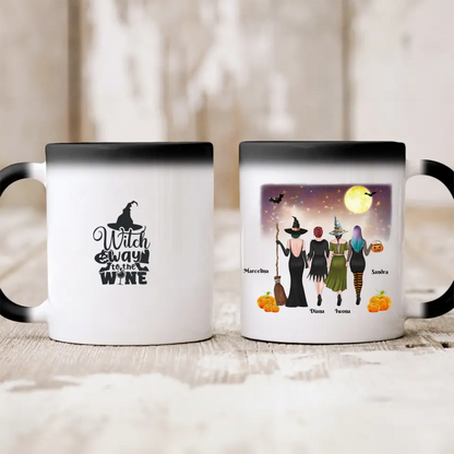 Hrnčeky pre priateľky - Halloween 1-4 osoby