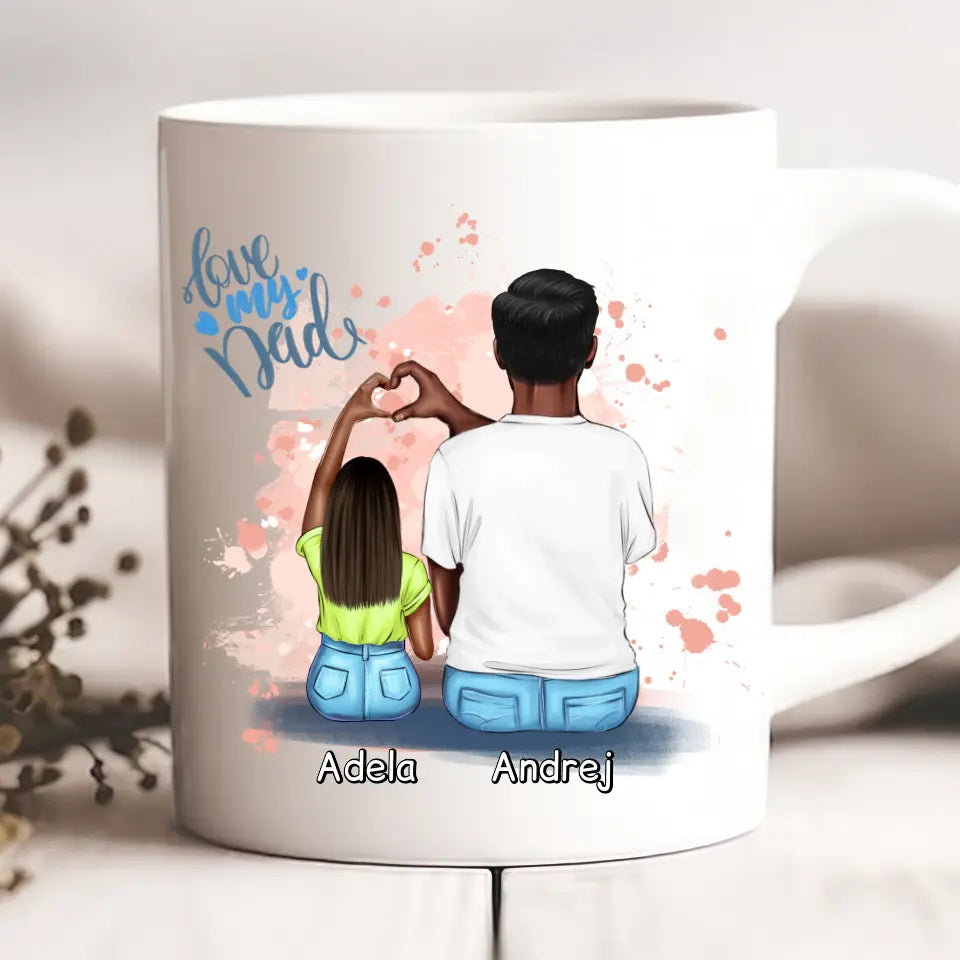 Hrnček pre otca + dcérka #S39