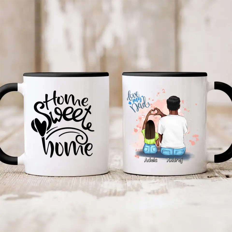 Hrnček pre otca + dcérka #S39