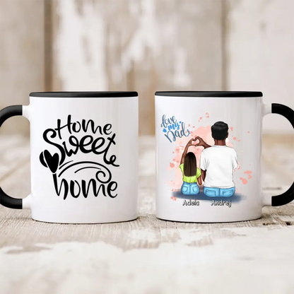 Hrnček pre otca + dcérka #S39