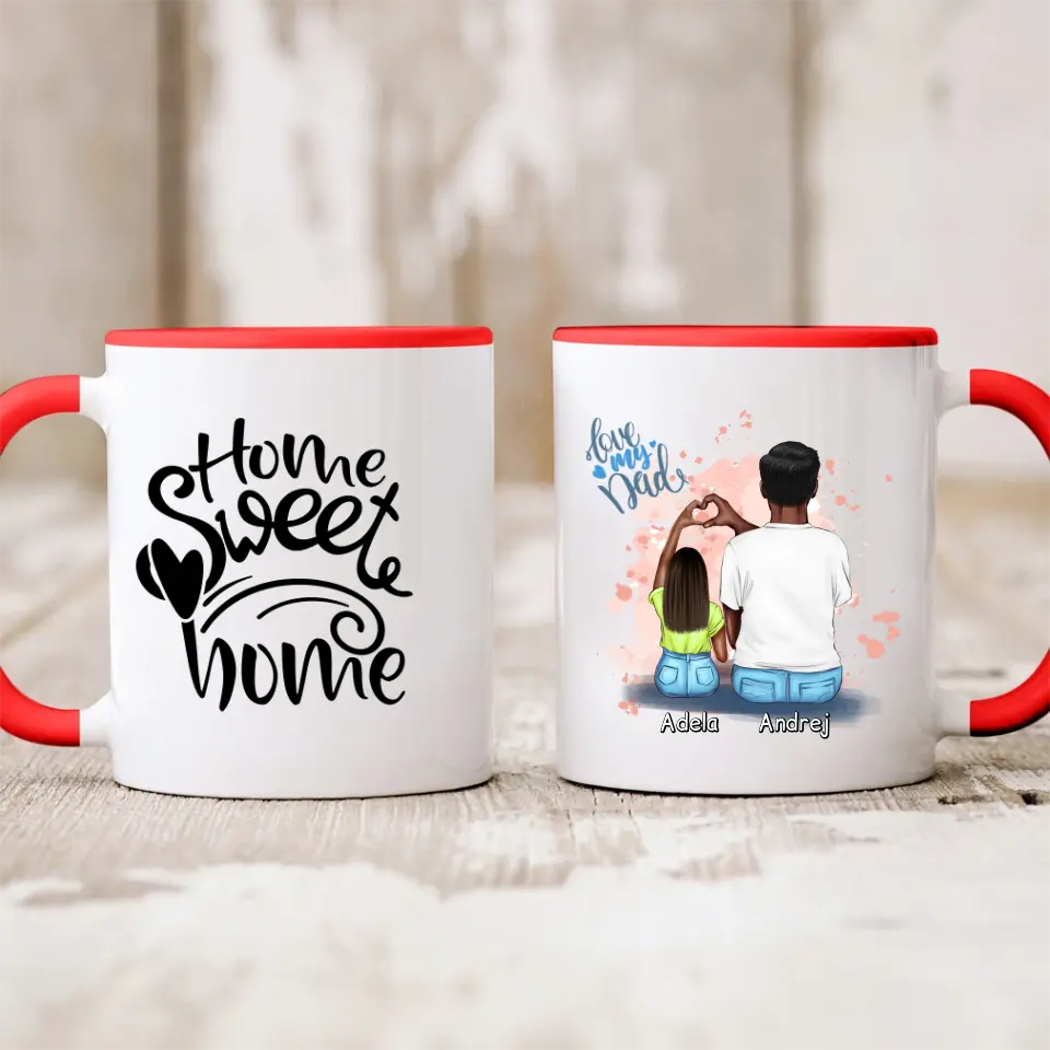 Hrnček pre otca + dcérka #S39