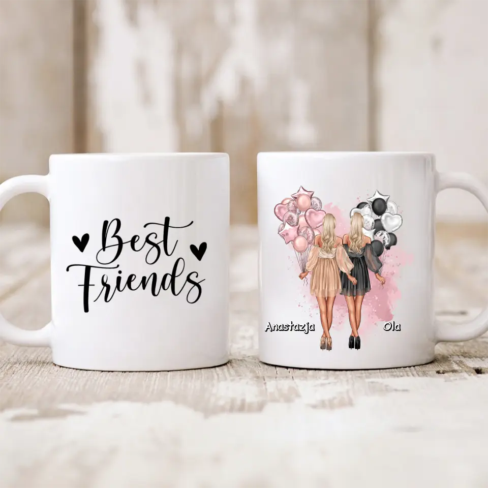 Hrnčeky pre priateľky 1-2 osoby #S2