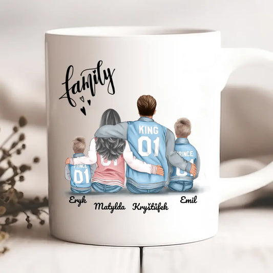 Rodinný hrnček 2 dospelé osoby + 2 detí