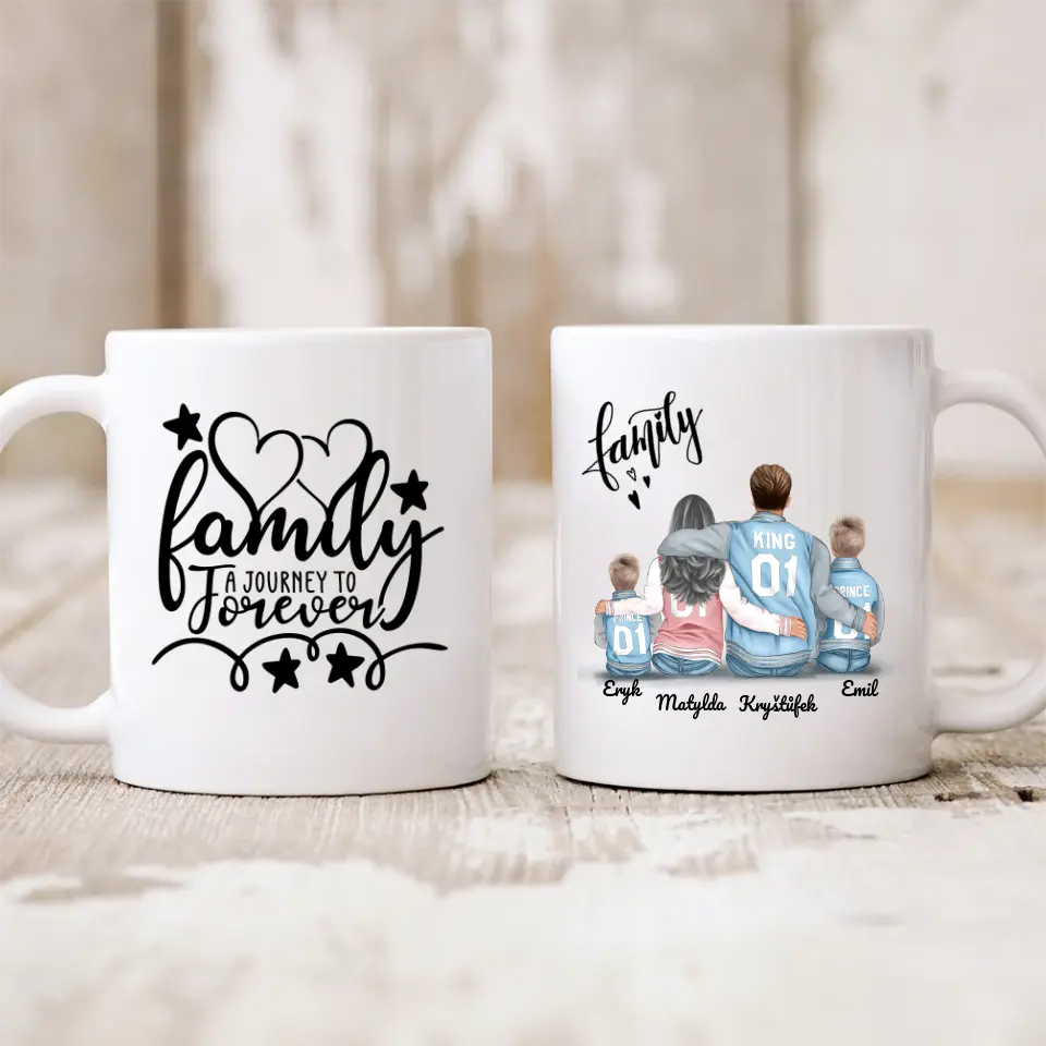 Rodinný hrnček 2 dospelé osoby + 2 detí