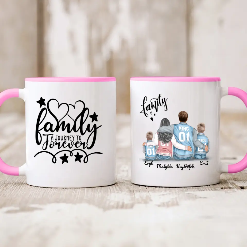 Rodinný hrnček 2 dospelé osoby + 2 detí