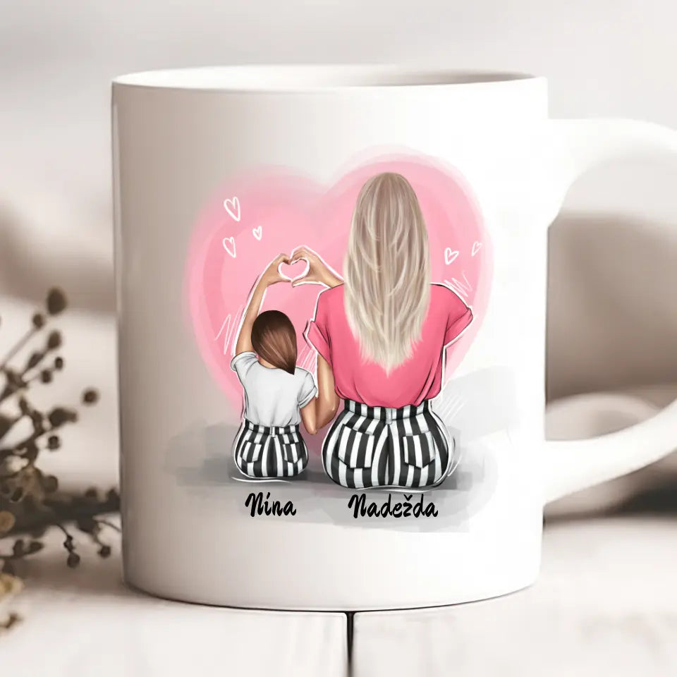 Hrnček mama s dcérou
