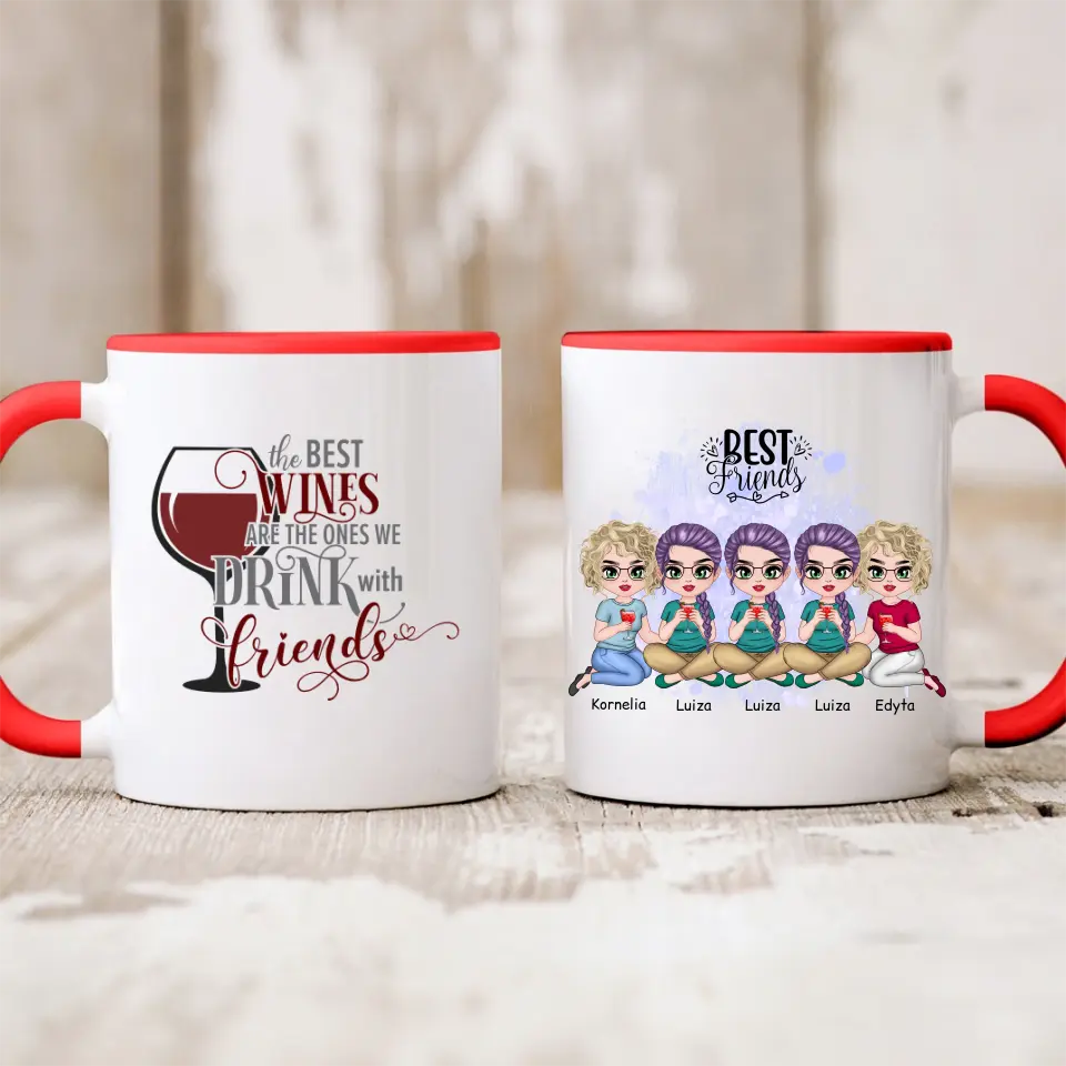 Hrnčeky pre priateľky 1-5 osoby #SK21