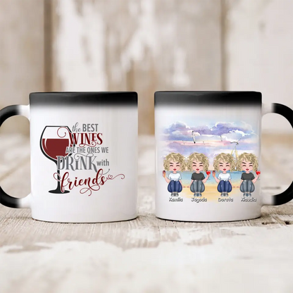 Hrnčeky pre priateľky 1-4 osoby #S5