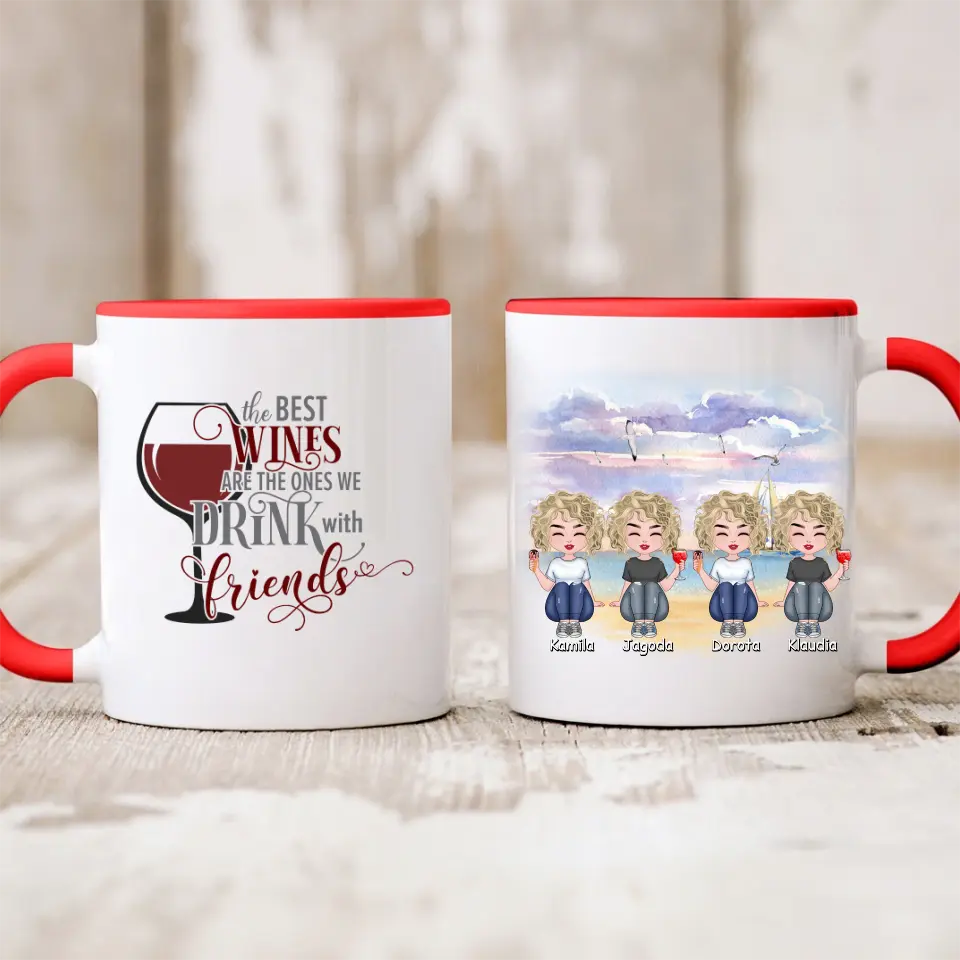 Hrnčeky pre priateľky 1-4 osoby #S5