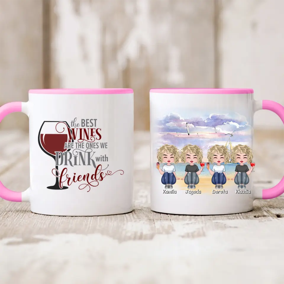 Hrnčeky pre priateľky 1-4 osoby #S5