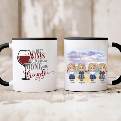 Hrnčeky pre priateľky 1-4 osoby #S5