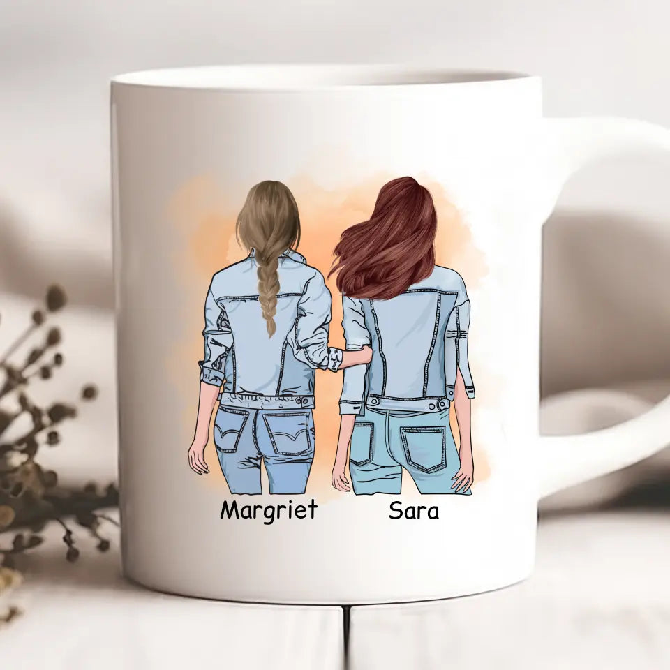 Hrnčeky pre priateľky 2 osoby #S41