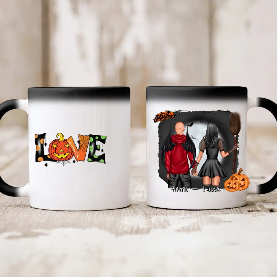 Hrnček pre páry - Halloween #5