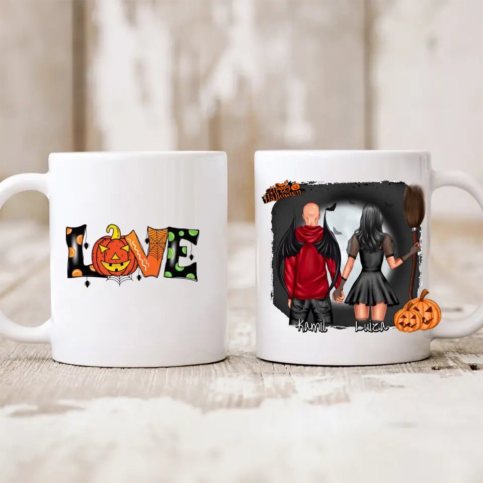 Hrnček pre páry - Halloween #5