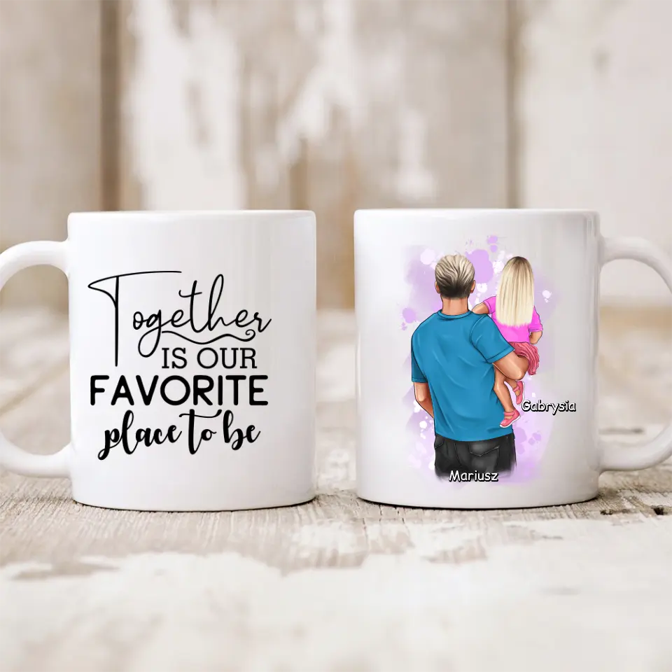 Hrnček pre otca + dcérka #16