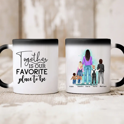 Rodinný hrnček - mama + max 1-4 detí #S12