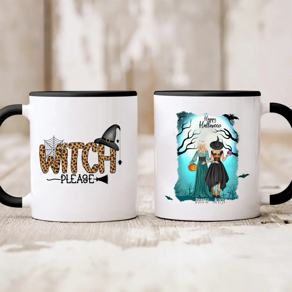 Hrnčeky pre priateľky 2 osoby - Halloween #1
