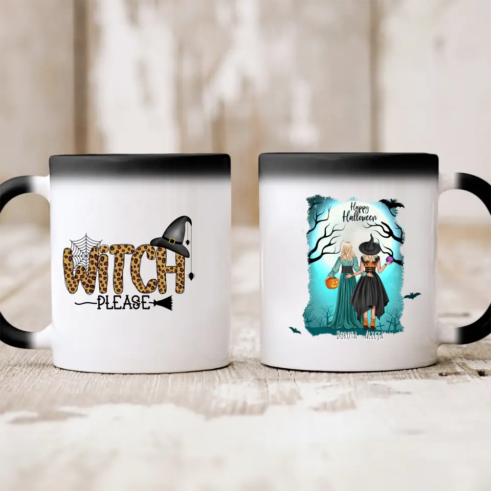 Hrnčeky pre priateľky 2 osoby - Halloween #1