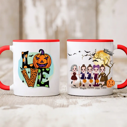 Hrnčeky pre priateľky 2-5 osoby - Halloween #2