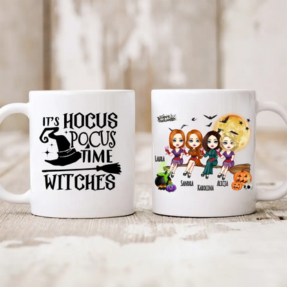 Hrnčeky pre priateľky 1-4 osoby - Halloween #4