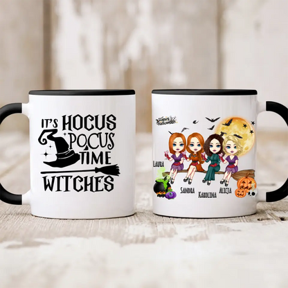 Hrnčeky pre priateľky 1-4 osoby - Halloween #4