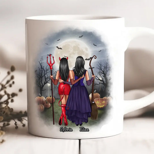 Hrnčeky pre priateľky 2 osoby - Halloween #3