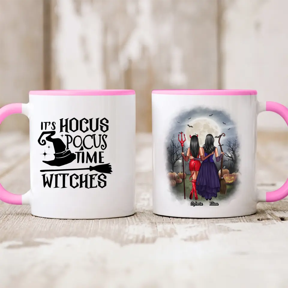 Hrnčeky pre priateľky 2 osoby - Halloween #3