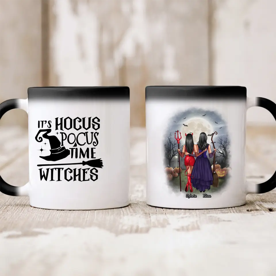 Hrnčeky pre priateľky 2 osoby - Halloween #3