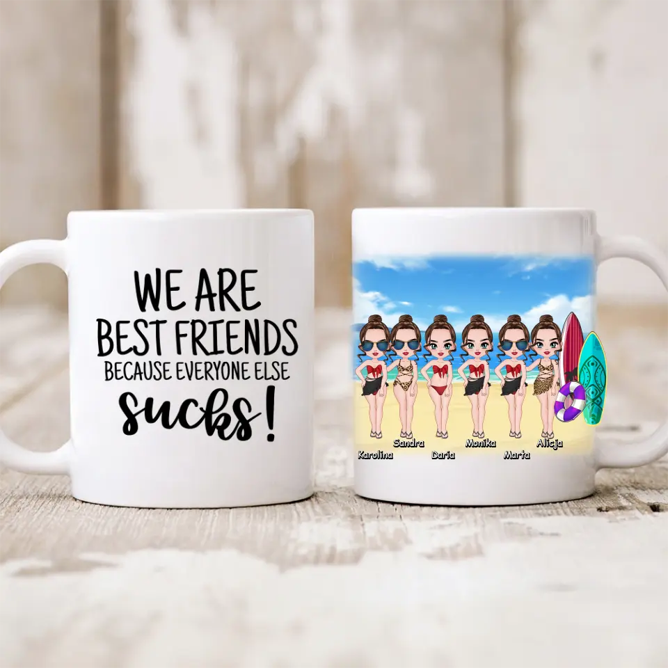 Hrnčeky pre priateľky max. 1-6 osoby #SK28