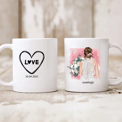 Hrnček s nevestou #SK33