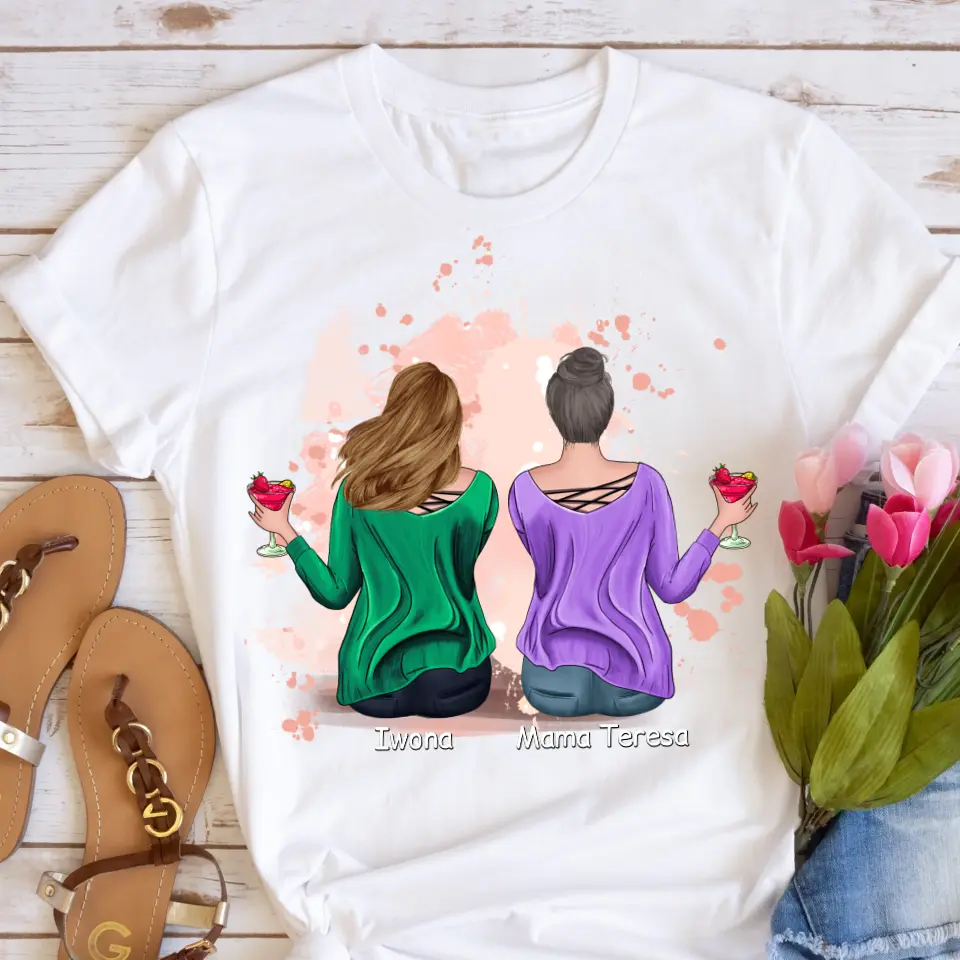 Tričká s potlačou -  mama s dcérou #4
