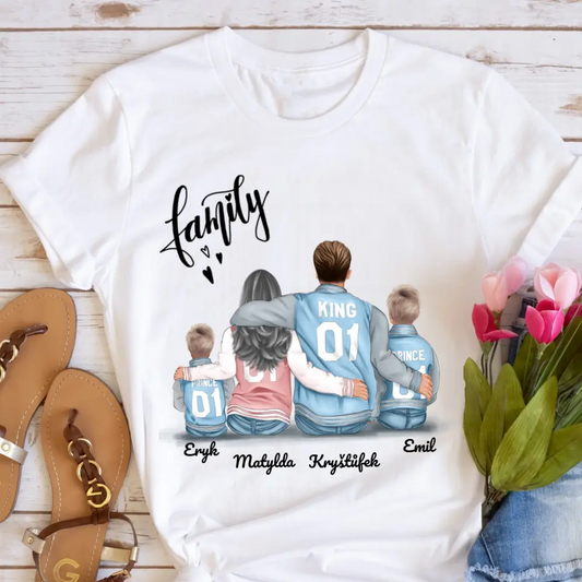 Tričká s potlačou -  2 dospelé osoby + 2 detí #10